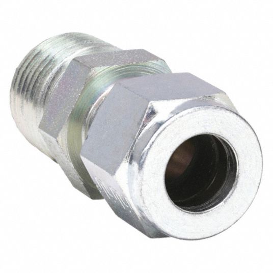 Straight Adapter, Compression x MNPT, Male Connector - 1WVR1