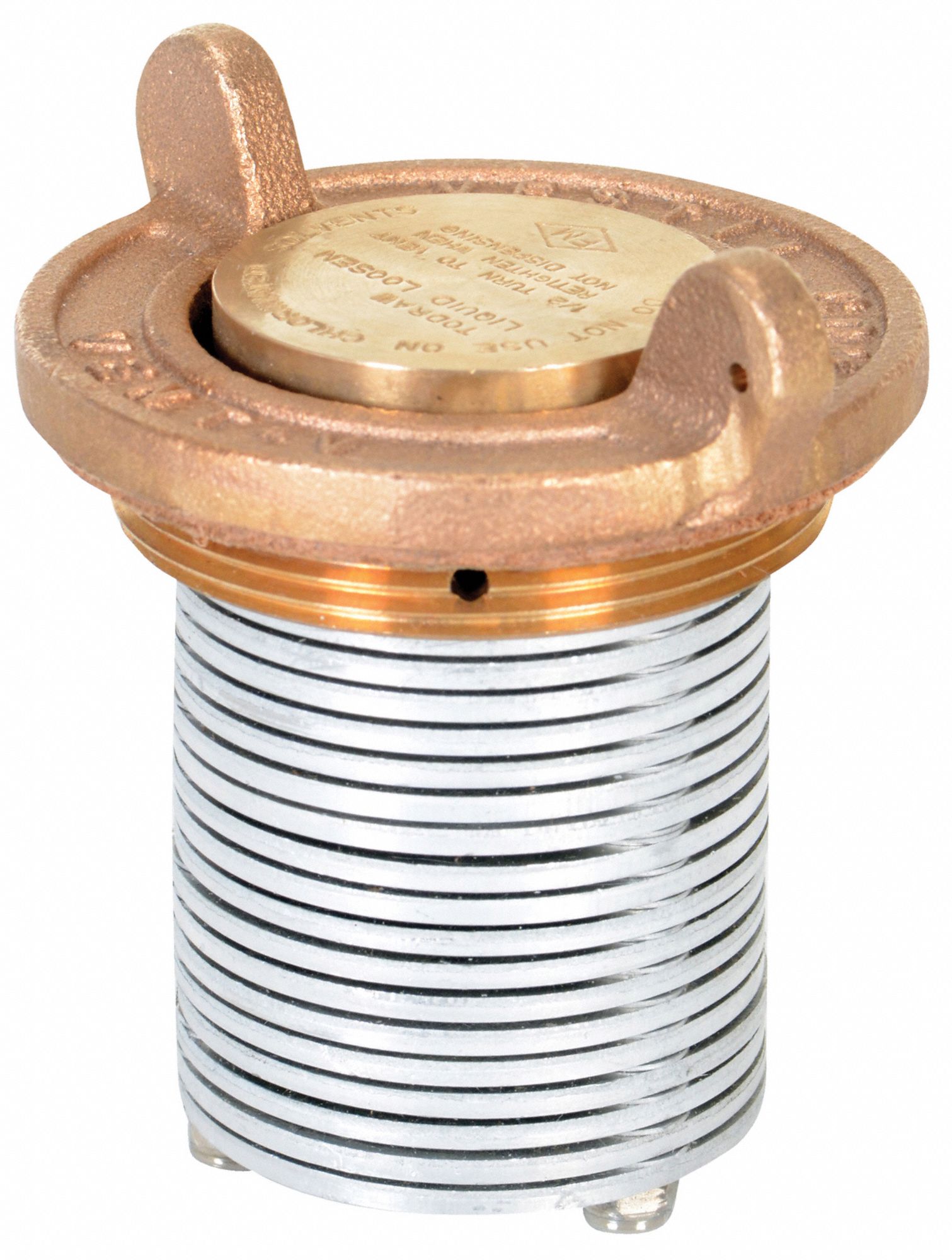 GRAINGER APPROVED Drum Safety Vent, Vertical, 2 In Threads 1WXB6VENT