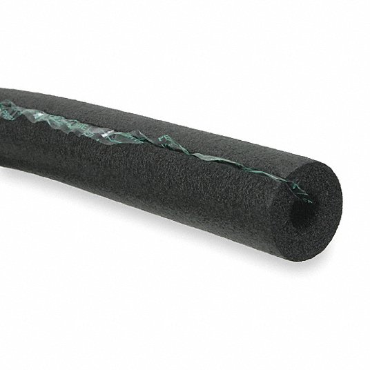 Pipe Insulation: Fits 1 in Pipe Size, 3/4 in Wall Thick, -160°F to 200°F, 6 ft Insulation Lg