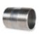 Nipple: 316 Stainless Steel, 1 in Nominal Pipe Size, 2 in Overall Lg, Threaded on Both Ends, Welded