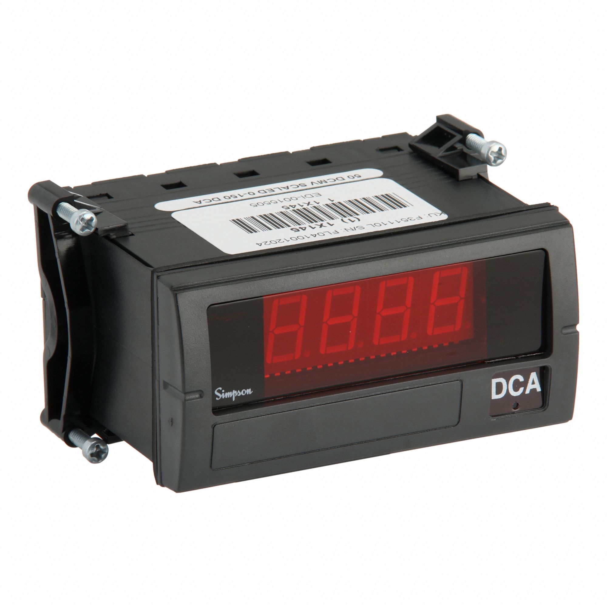 Digital Panel Meter: 199.9 Display Span - Max, 120 V AC, 0 V DC – 200 mV DC, 199.9