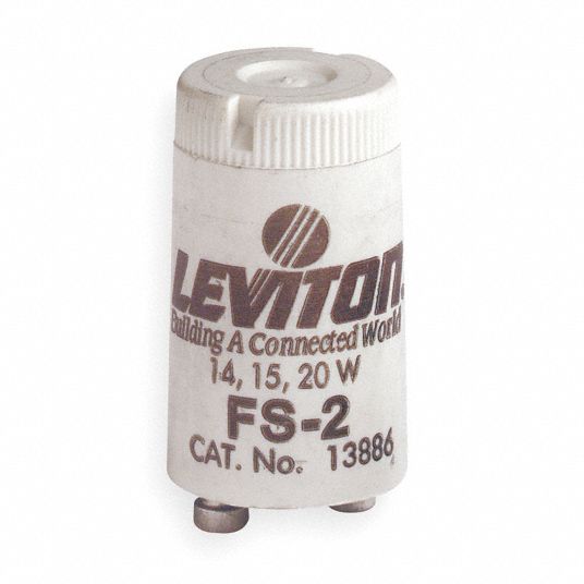 Fluorescent Lamp Starter, Number of Pins 2, Replacement For FS22, S2