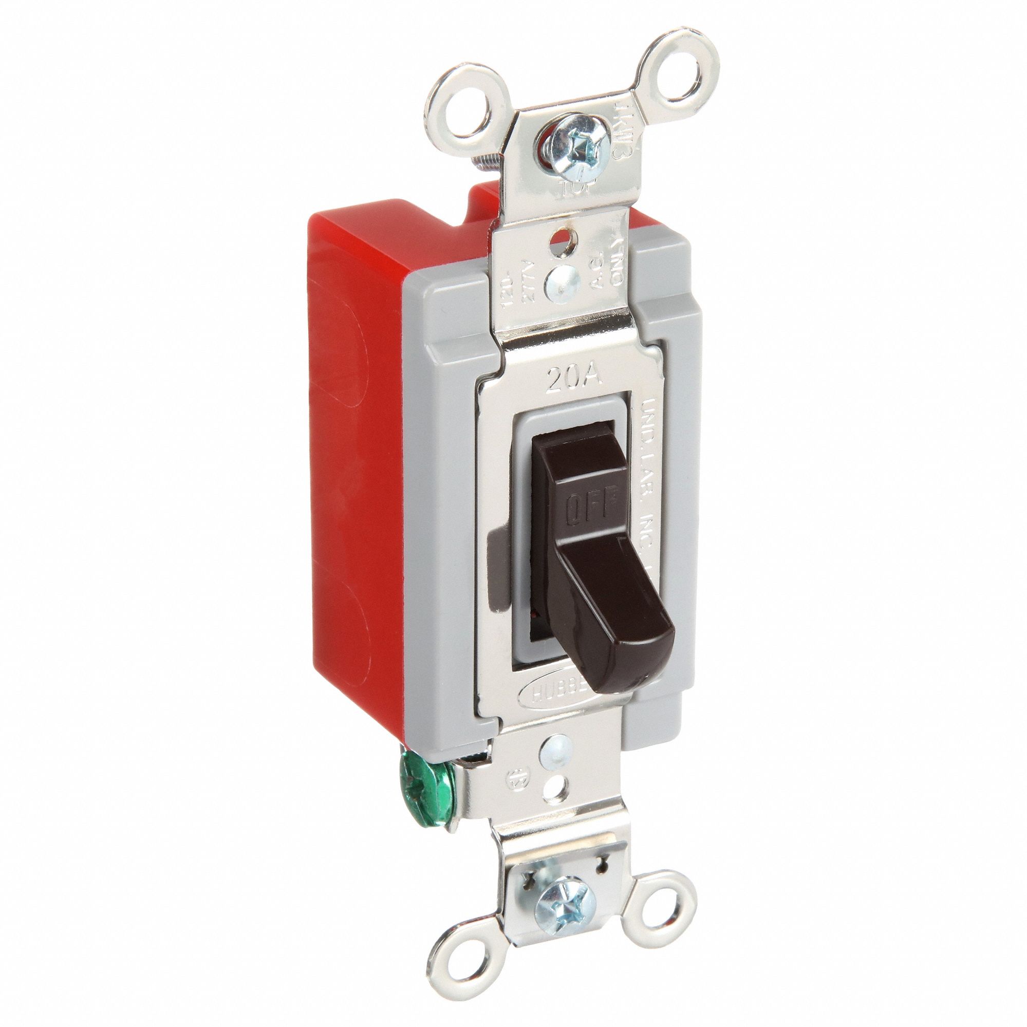 Toggle Switch, Single Pole, Wall Switch 1X970HBL1221 Grainger