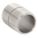 NIPPLE: 316 STAINLESS STEEL, ½ IN NOMINAL PIPE SIZE, 1⅛ IN L, FULLY THREADED, WELDED