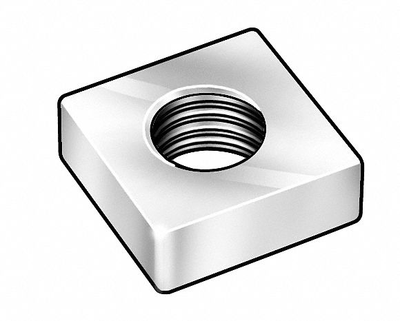 SqrNt Znc Stl #8-32 1/8 11/32 100PK