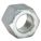 NUT: COMPRESSION, FOR ⅜ IN TUBE OD, 250 ° F MAX OP TEMP, 11/16 IN L, ZINC PLATED STEEL