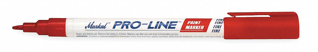 E4354 Paint Marker Permanent Red Fine Tip