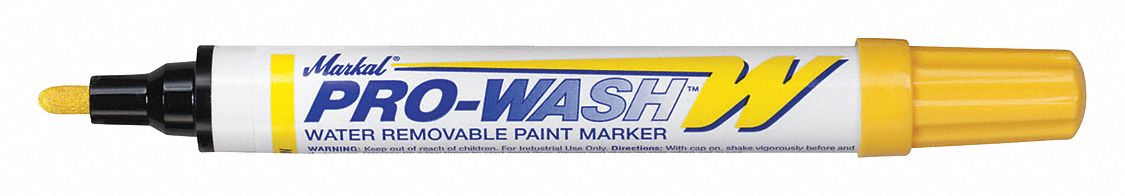 MARKAL 97031 Paint Marker, Removable, Yellow eBay