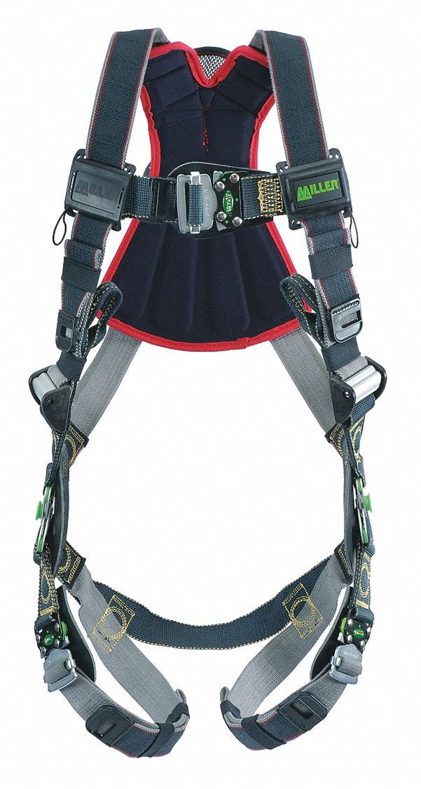 HONEYWELL MILLER, Vest Harness, Back, ArcFlash Rated Full Body Harness
