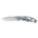 FOLDING POCKET KNIFE, 3 IN BLADE L, 4 IN CLOSED L, 7 IN OVERALL L, STAINLESS STEEL