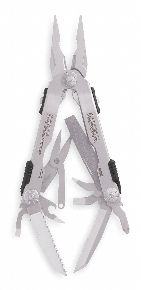 GERBER, Multi-Tool Plier, 14 Tools, Multi-Tool - 5LM41