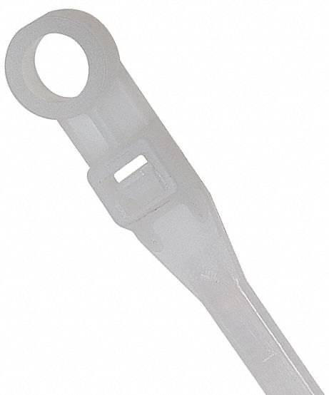 CABLE TIE, 8 IN L, 1 13/16 IN MAX BUNDLE, 0.19 IN W, 1,000 PK