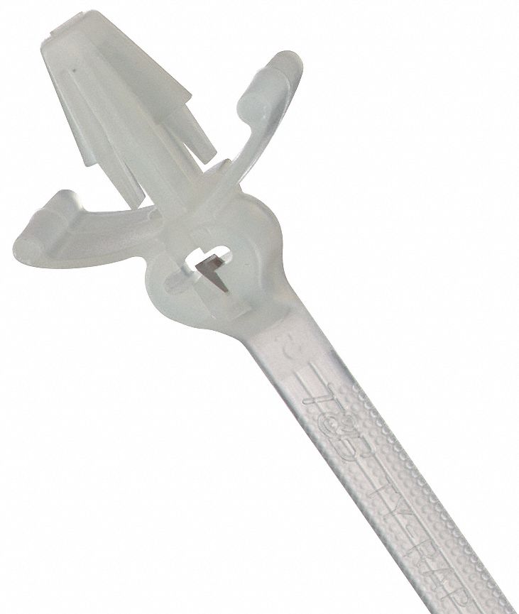 Cable Tie: 8 in Nominal Lg, 1 3/4 in Nominal Max. Bundle Dia., 0.18 in Wd, Natural, 1, 000 PK