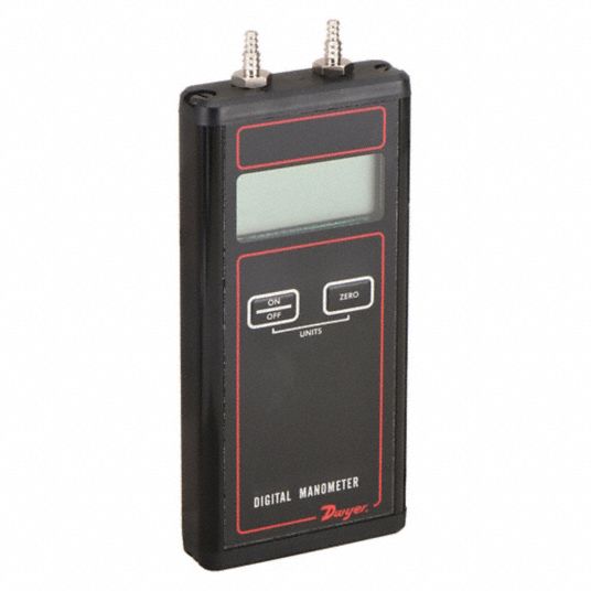 DWYER INSTRUMENTS Handheld Manometer Kit.0 to 20.00 In WC 1XFW54751