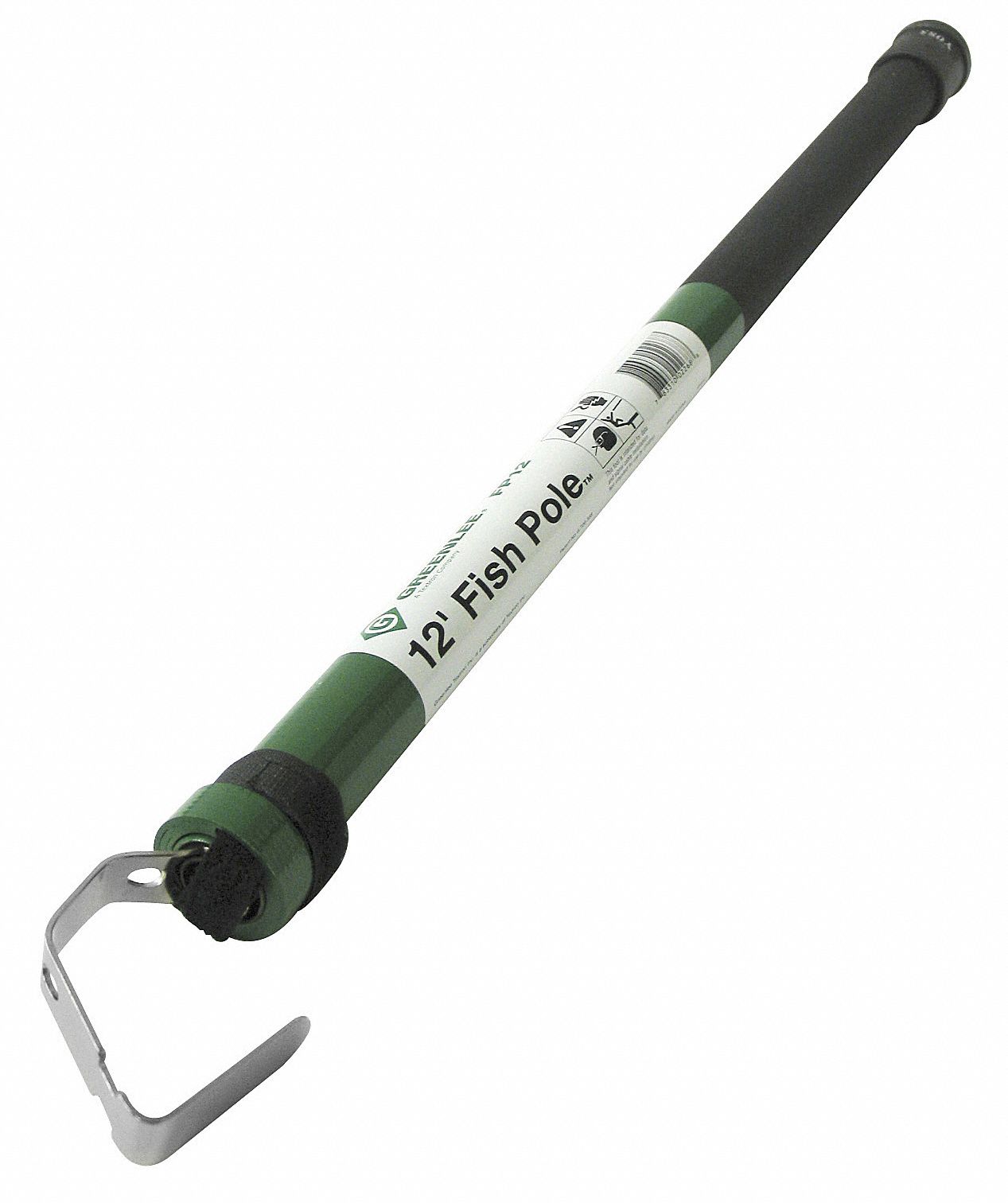 GREENLEE Telescoping Fish Stick, 12 ft, Fiberglass 1XGB8FP12 Grainger