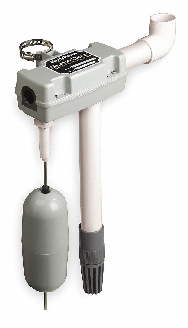 Water-Powered Back-Up Sump Pumps