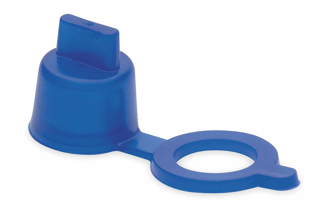 Grease Fitting Cap,Blue,PK10