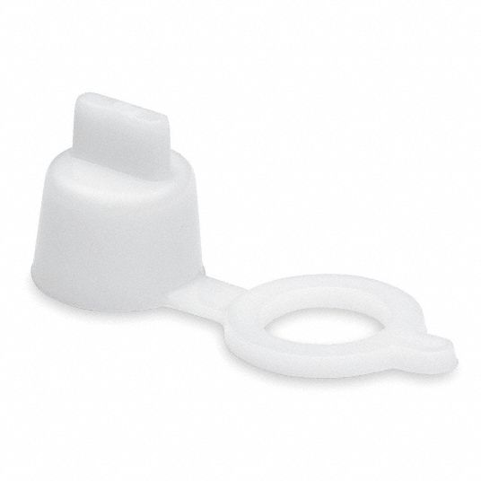Grease Fitting Cap, Plastic, White, PK 10 Grainger