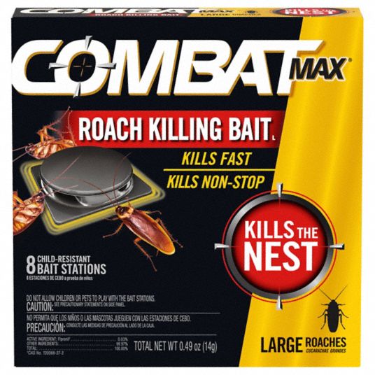 COMBAT, For Use On Crawling Insects, Bait Box Trap, Roach Killer Trap ...