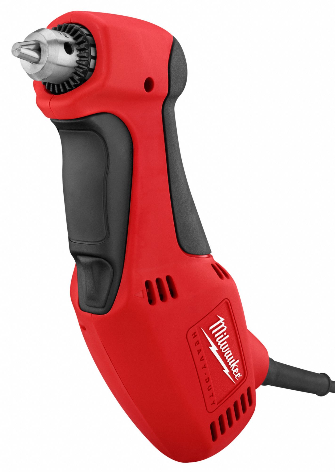 MILWAUKEE Right Angle Drill, Corded, 3/8 in Chuck Size 1XHH9037020