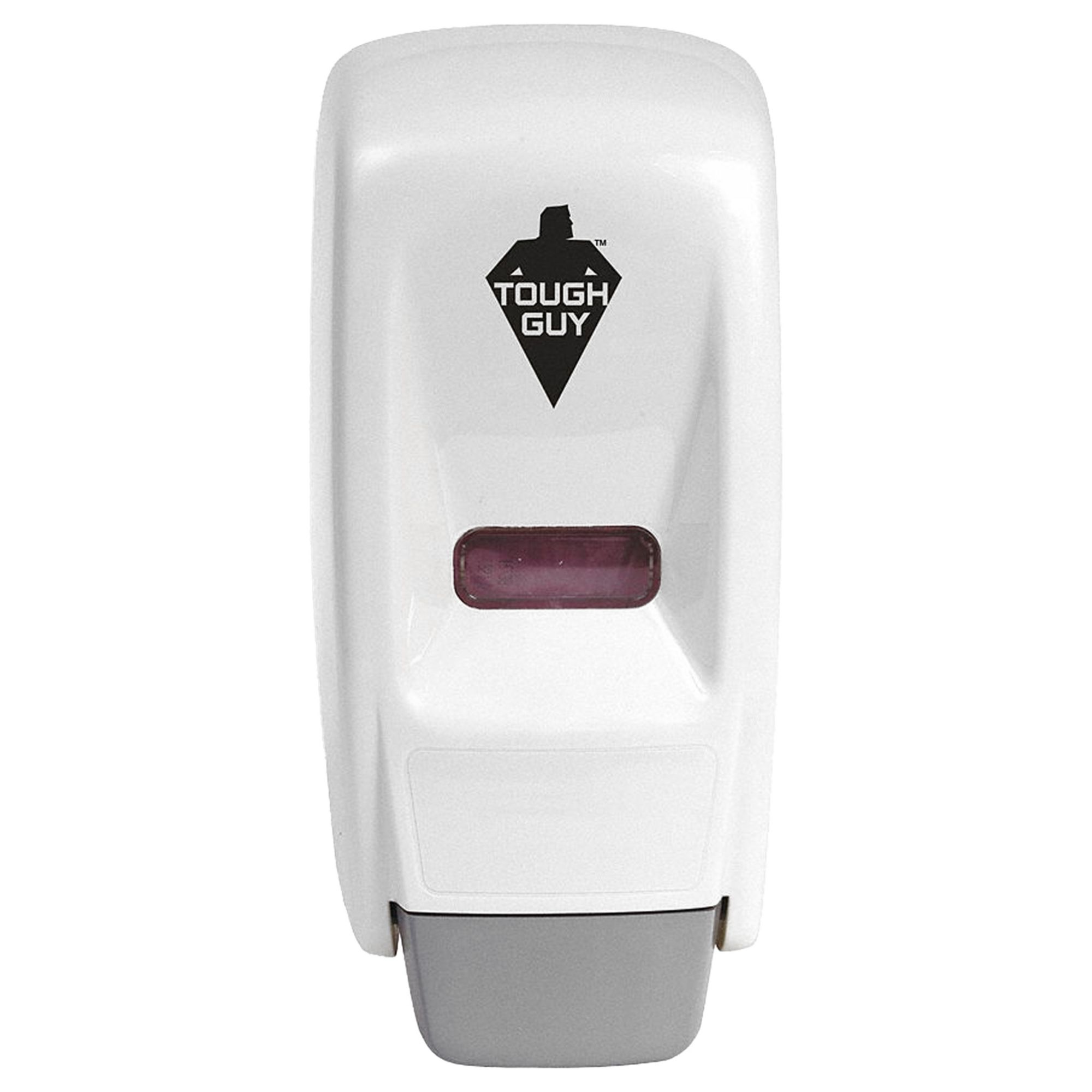 SOAP DISPENSER, MANUAL, 800 ML REFILL SIZE, LIQUID, WHITE, PLASTIC, BAG-IN-BOX