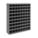 PIGEONHOLE BIN UNIT, 34 IN X 8½ IN X 42 IN, 72 COMPARTMENTS, GREY, STEEL