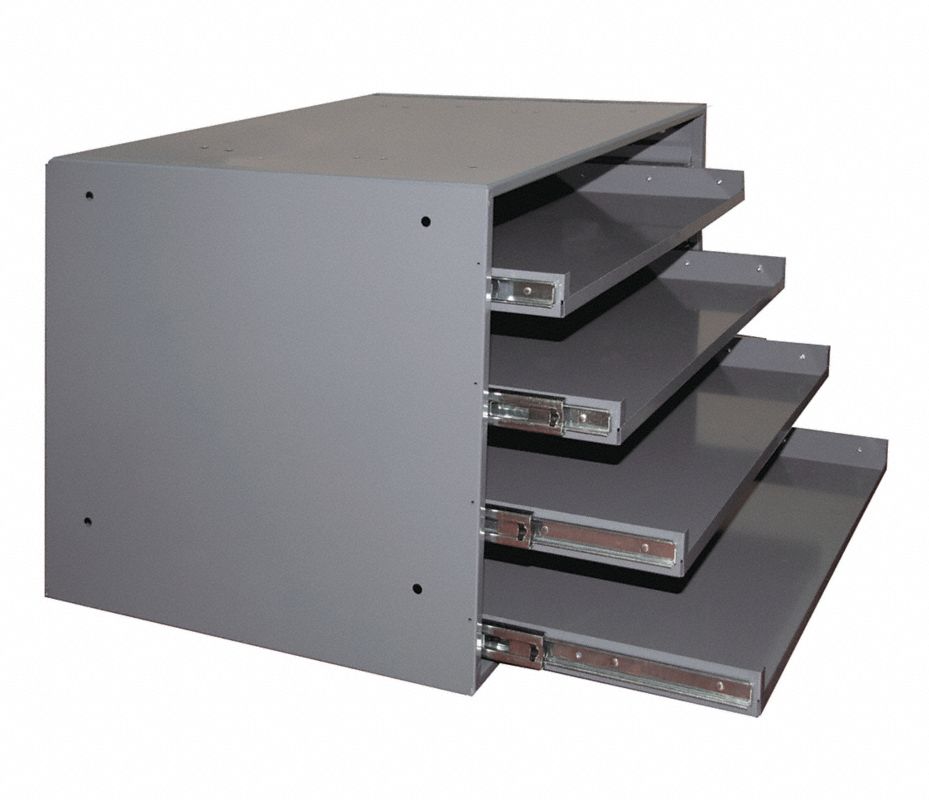 DURHAM MFG Armazón de Gabinete, Núm. de Cajones 4, 12" Profundidad, 3