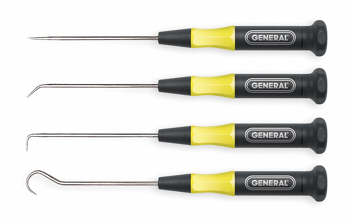 Probe Set 1 Straight 1 Hook 2 Bent 4 Pc