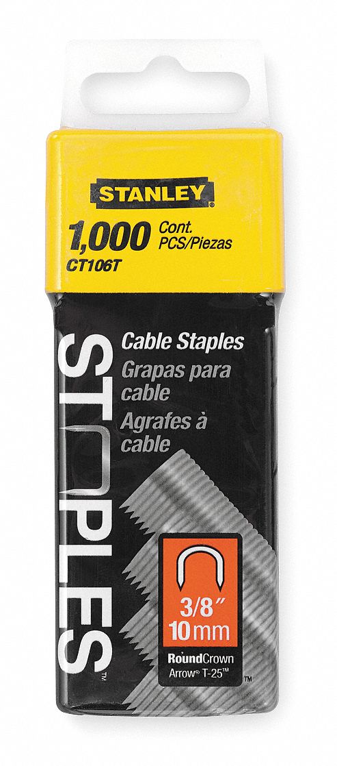 stanley cable staples