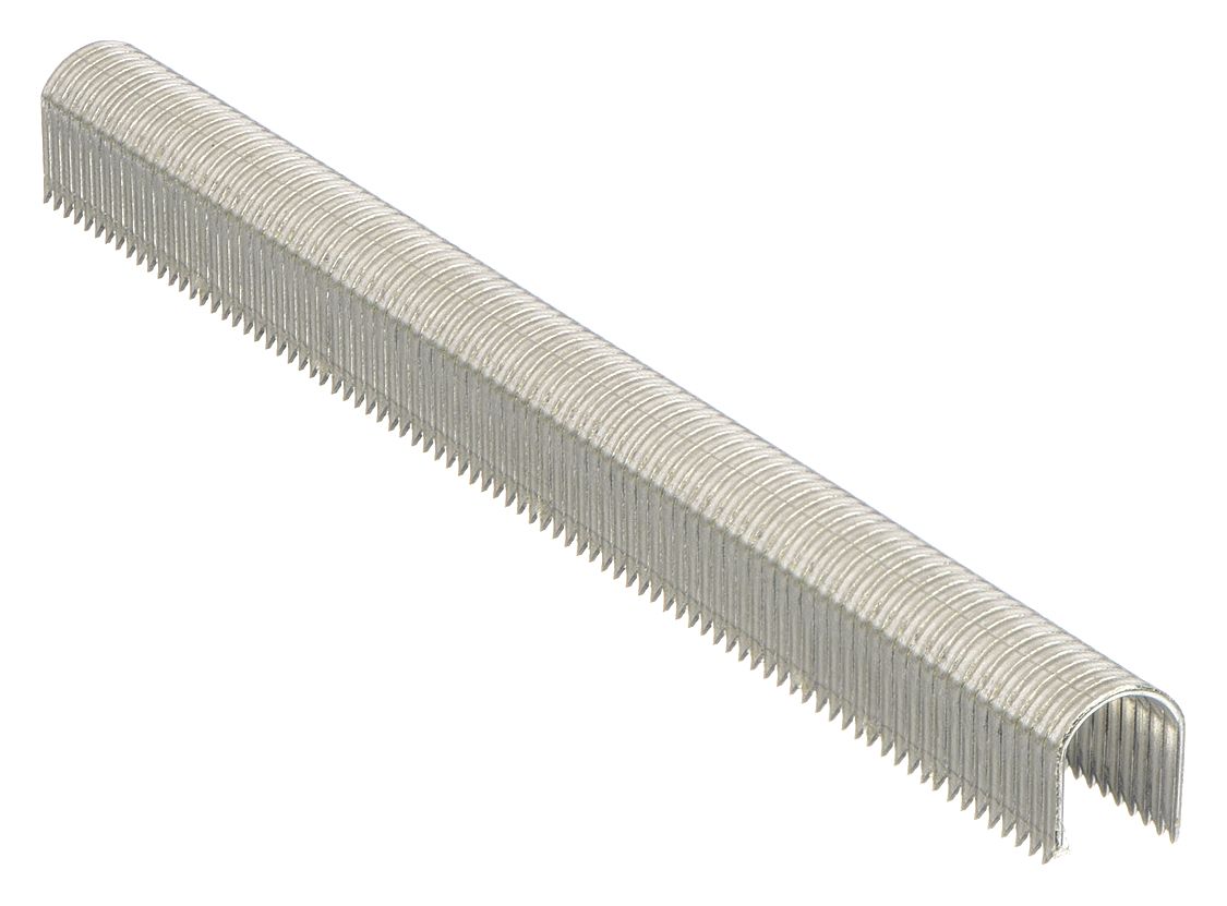 CABLE STAPLES, HEAVY-DUTY, GALVANIZED STEEL, ⅜ IN LEG L, 5/16 IN CROWN, FOR T-25 STAPLER