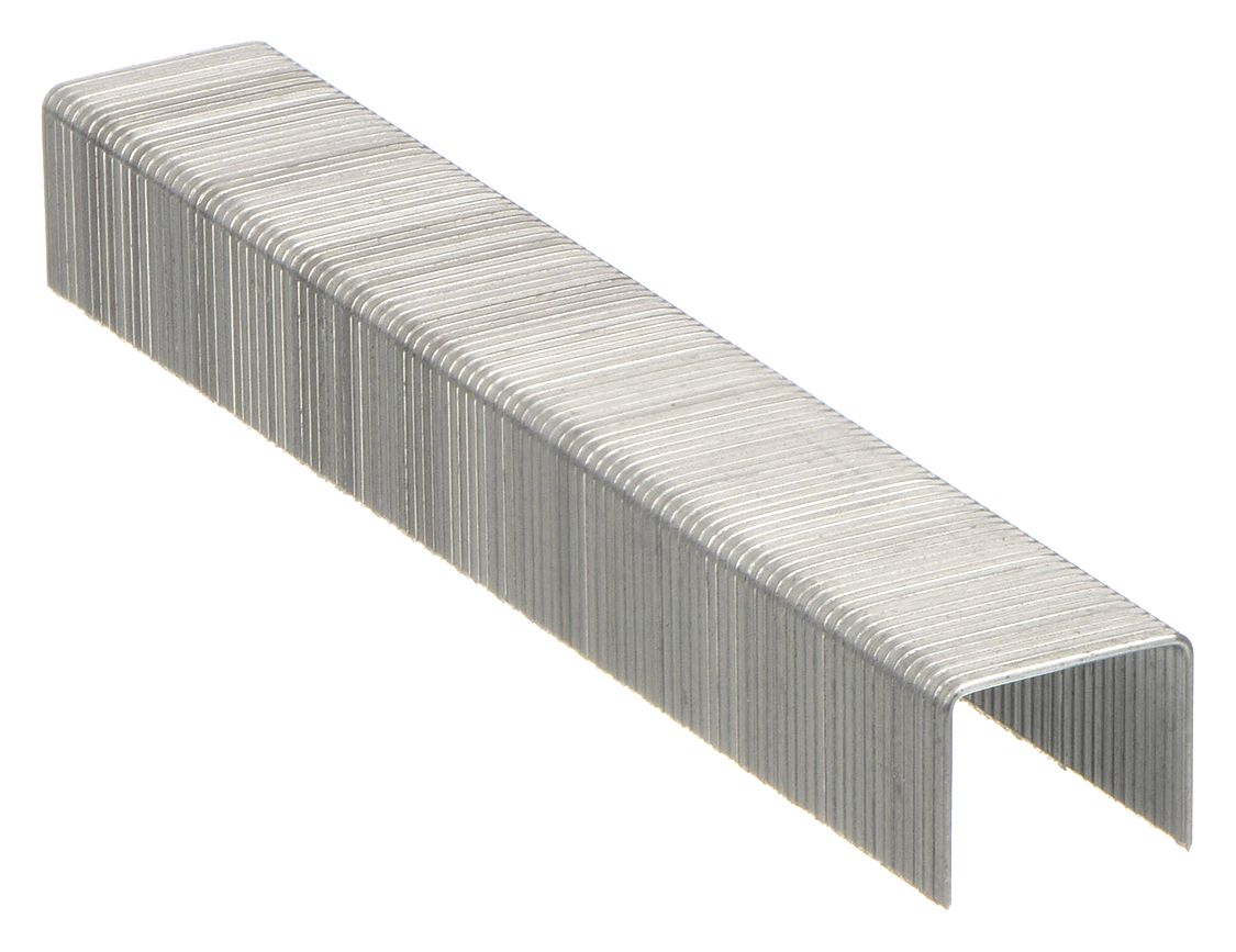 STAPLES, GALVANIZED STEEL, ⅜ IN LEG L, 29/64 IN CROWN, 1000-PK, FOR TR45/TR35 STAPLES