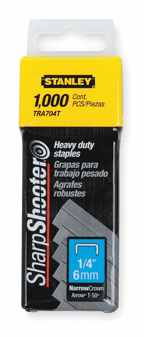 Narrow Staples 27/64x1/4 In PK1000