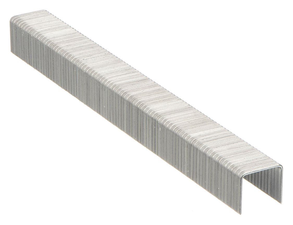 STAPLES, GALVANIZED STEEL, ⅜ IN LEG L, 27/64 IN CROWN, 1000-PK, FOR TRE500/TR200 STAPLER