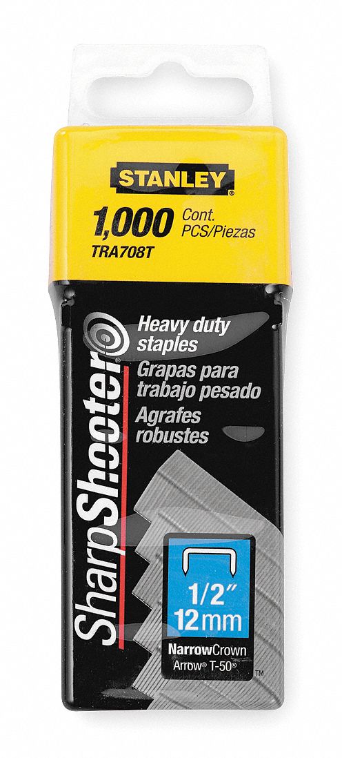 Narrow Staples 27/64 inx1/2 In PK1000