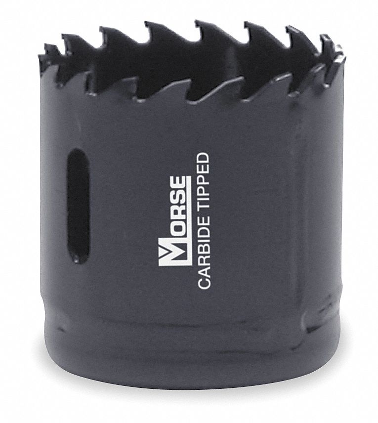 MORSE Hole Saw, Carbide Tipped Tooth Material, 3 in Saw Dia. 1XJF9