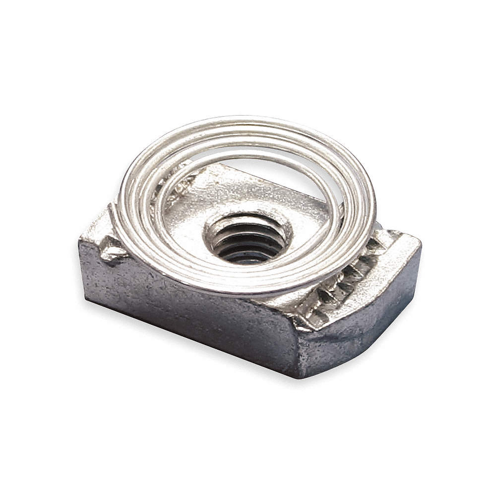 3/8-16 In Steel Channel Nut With Spring 