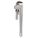 PIPE WRENCH, ALUMINUM, 5 IN JAW CAPACITY, SERRATED, 36 IN OVERALL L, I-BEAM