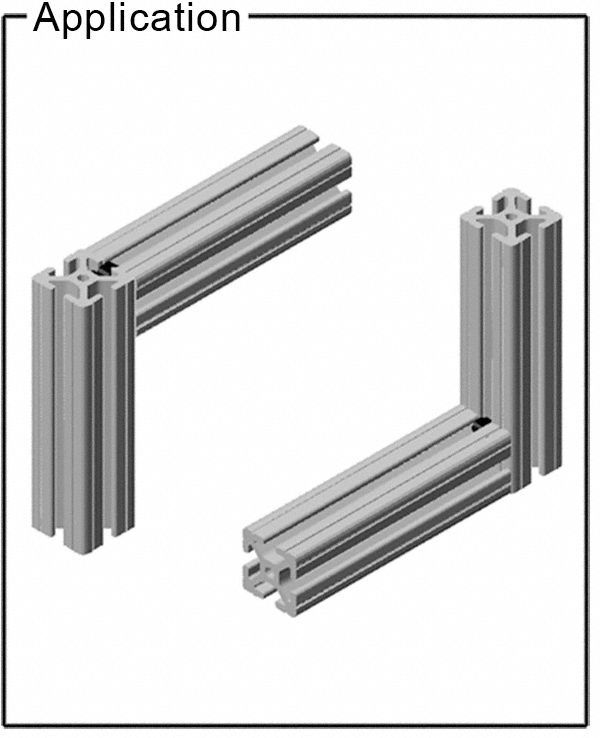 FAZTEK Tornillo Extremo,Zinc Negro,Serie 15 - Conectores para Sistema ...