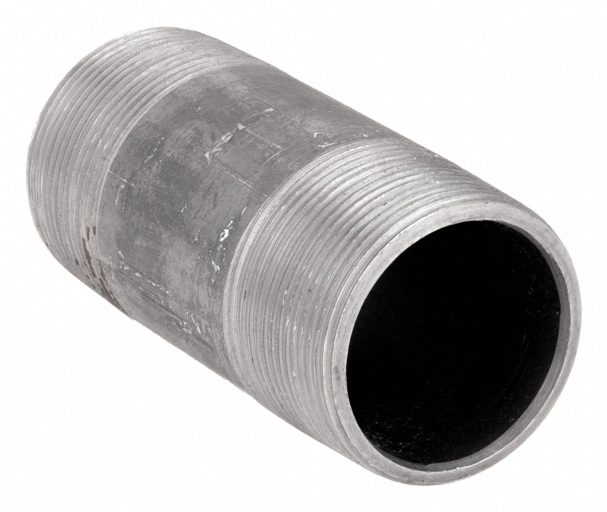 NIPPLE: BLACK STEEL, 1 IN NOMINAL PIPE SIZE, 11 IN L, BOTH ENDS THREADED, SCHEDULE 80, WELDED