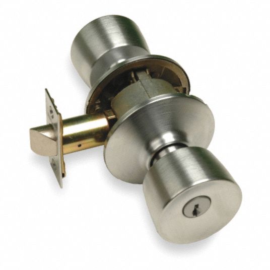 SCHLAGE Knob Lockset, Mechanical, Knob, Cylindrical, Storeroom, 2