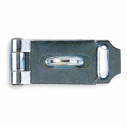 GRAINGER APPROVED Conventional Fixed Staple Corner Hasp, 1 1/2 inH x 1