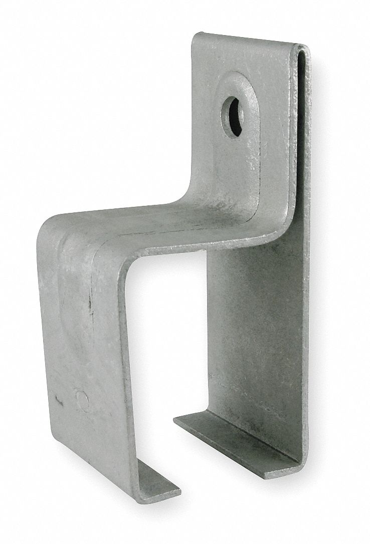 GRAINGER APPROVED Wall Hanger Bracket, Single Box Rail, Steel ...