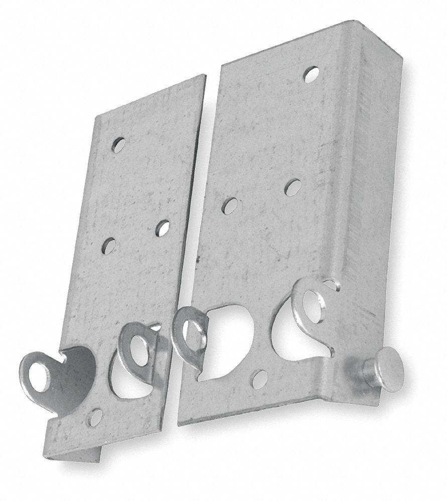GRAINGER APPROVED Bracket, Bottom Lift and Roller Bracket, Left and Right, Steel, Galvanized, 6