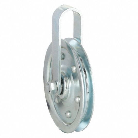 4 in Lg, 23/32 in Ht, Cable Pulley - 1XND6|1XND6 - Grainger