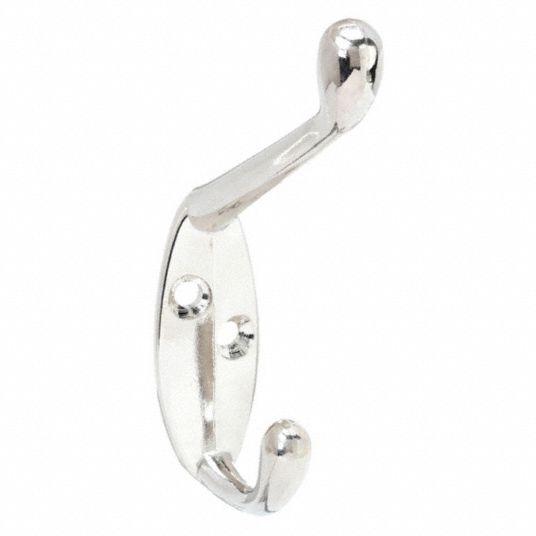 2 Points per Hook, 2 in Projection, Coat Hook - 1XNE2|1XNE2 - Grainger