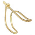 COAT AND GARMENT WIRE HOOK BRASS