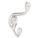 HEAVY DUTY COAT HOOK,NICKEL