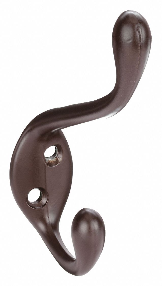 HEAVY DUTY COAT HOOK BRASS