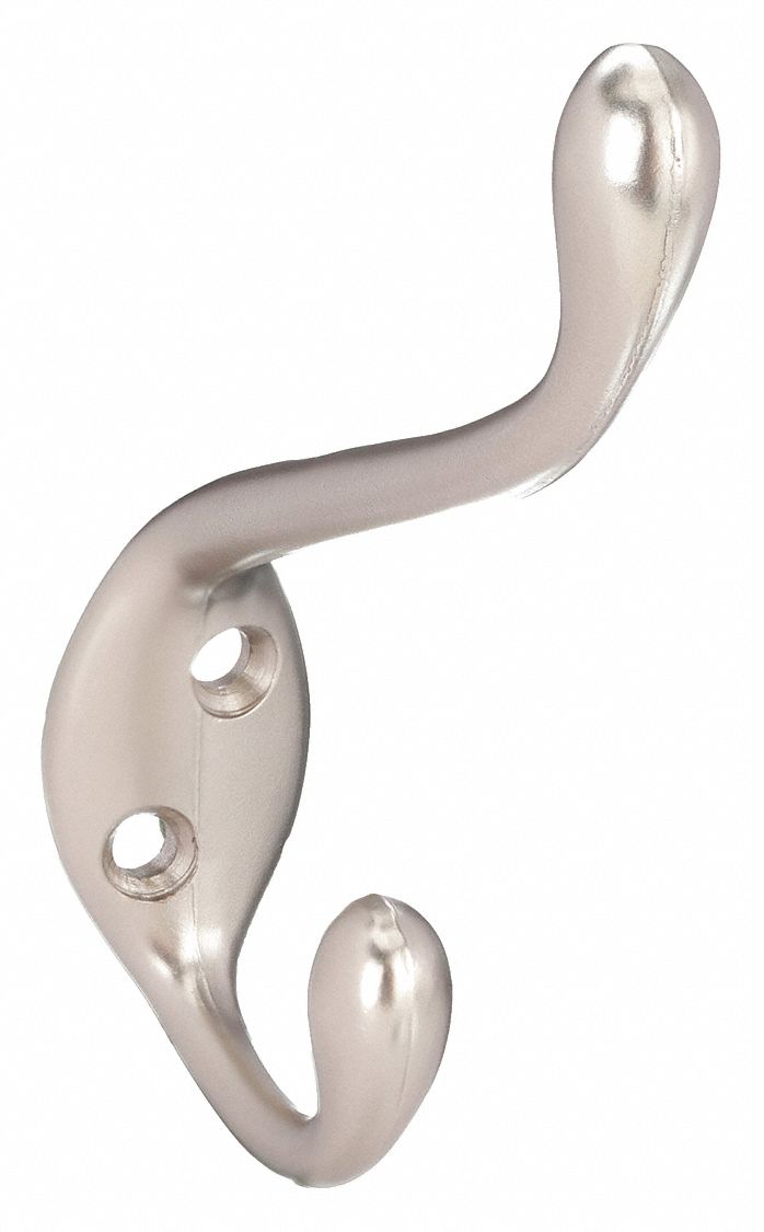 HEAVY DUTY COAT HOOK,NICKEL