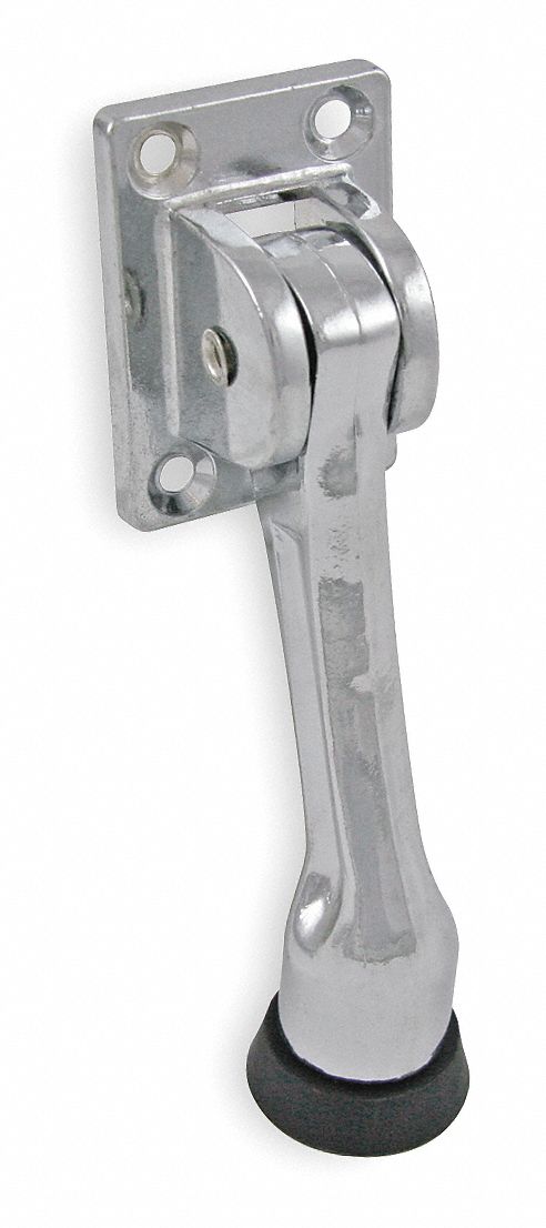 Lever Door Holder,Chrome,Zinc,4 In. PK 10 1XNK8 eBay